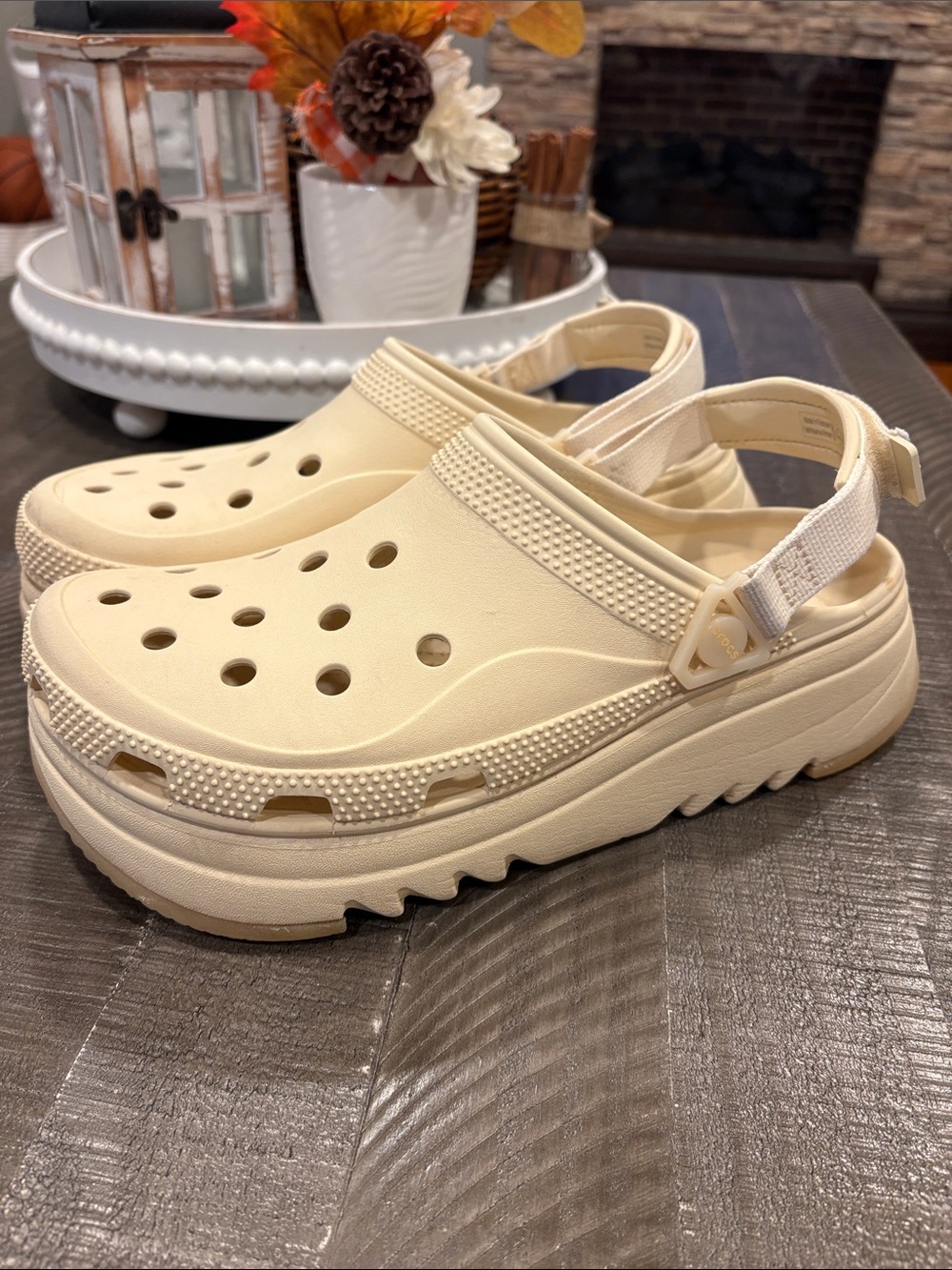 Crocs Beige Hiker Xscape Clogs